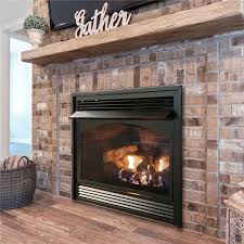 natural gas millivolt fireplace