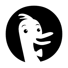 New duckduckgo text version logo , redesigned to match the elegant yet minimalist style of our favorite search engine. Duckduckgo Icon Of Glyph Style Available In Svg Png Eps Ai Icon Fonts