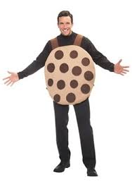 Excitement surrounding a cookie seller in a handcrafted cookie costume. Cookie Costumes Halloweencostumes Com