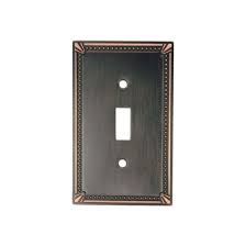 Switch Plate Brushed Oil Rubbed Bronze