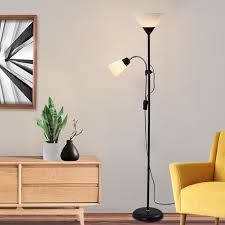 Floor Lamp Adjustable E27 Bulb