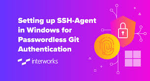 setting up ssh agent in windows for
