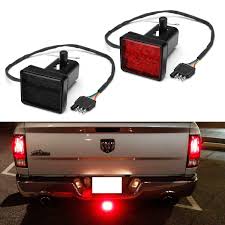 1xtruck Trailer Hitch Cover With 15led Brake Light Fit 2 Receiver Trailer Hitch Receiver Cover Tube Towing With Stop Tail Light Signal Lamp Aliexpress