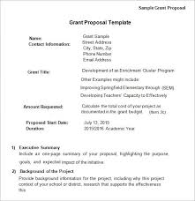 13 Grant Proposal Templates Free Printable Word Pdf