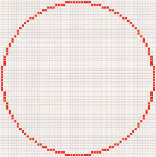 You'll be able to see every pixel now, which can. Pixelized Circle In Tikz Tex Latex Stack Exchange