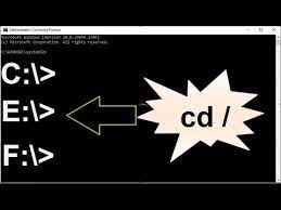 to root directory in command prompt