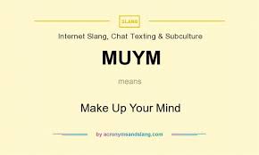 what does muym mean definition of