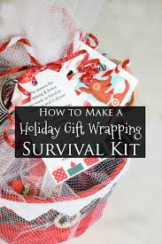 holiday gift wrapping survival kit