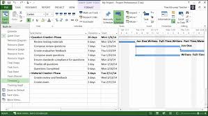 changing views in microsoft project