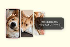 make slideshow wallpaper on iphone