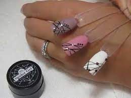 spider gel nail art super easy step