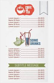 31 drink menu templates free sle