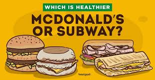 which is healthier mcdonald s or