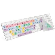 Logickeyboard Final Cut Pro X Cover For Apple Magic Keyboard With Numeric Keypad Us English