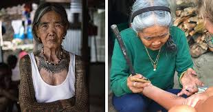 Traditionally, only men with special tattooing ancestry were allowed to learn the art. Meet Whang Od The Oldest Tattoo Artist In The Philippines