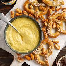 Best Pretzel Mustard Sauce gambar png