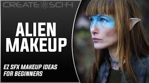 easy alien scifi makeup tutorial how