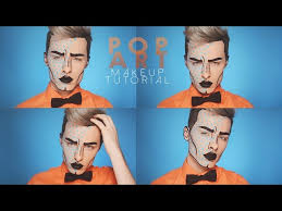 pop art comic book makeup tutorial