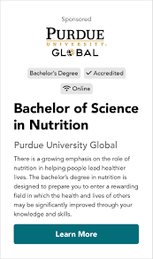 nutritionist degrees and educational