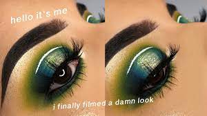 blue green eyeshadow tutorial
