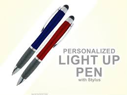 Engraved Pen Light Up Personalized Pen Illuminated Pen With Etsy