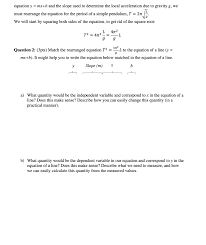 solved equation y mx b and the slope