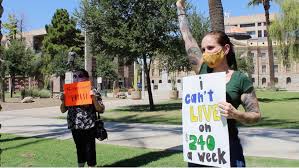I was denied unemployment benefits by twc but my employer did not protest it and send twc a letter saying they were approving unemployment benefits. Unite Here Holds Protest At Arizona Capitol For More Unemployment Benefits Phoenix New Times