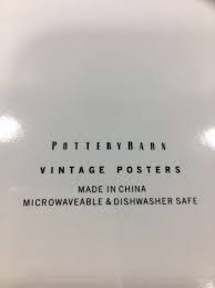 Pottery Barn Vintage Posters Pates