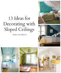 17 Sloped Ceiling Bedroom Design Ideas • Mabey She Made It