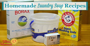 homemade laundry soap recipes tips