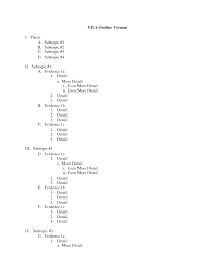 Research Outline Template      For Word Doc   PDF Format