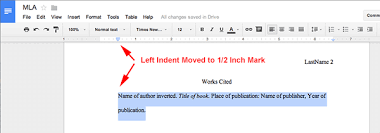 How to double space your essay: Mla Format Google Docs Mla Format