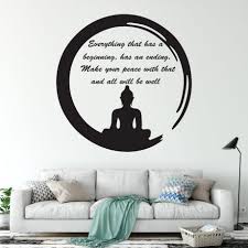 Get Yoga Wall Decals Buddha