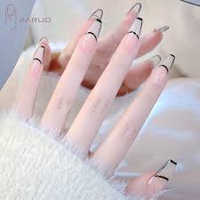 press on nails long fake nail art