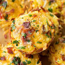 Breakfast Egg Muffins Cups With Hash Browns gambar png