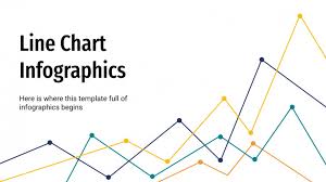free line chart infographics for google