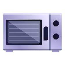 Microwave Convection Oven Icon Cartoon
