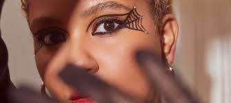 spider web eye makeup tutorial for