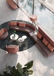 oval sofa by brunner