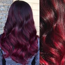 Ever thought of only highlighting the bangs? 25 Red And Black Ombre Highlights Hair Color Ideas May 2020