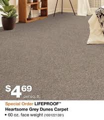 lifeproof heartsome grey dunes carpet