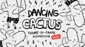 frame by frame animation of a dancing