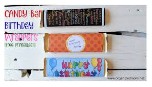 For a fortnite or game themed party. Candy Bar Birthday Wrapper Round Up The Organized Mom