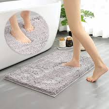 chenille bathroom rug mat absorbent