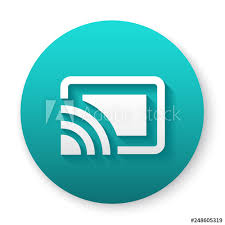Jedoch mehr per pc und chrome+erweiterung. Chromecast Icon Buy This Stock Vector And Explore Similar Vectors At Adobe Stock Adobe Stock