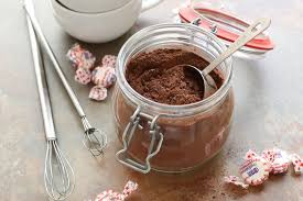 peppermint hot cocoa mix barefeet in