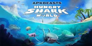 Sube nadando por la cadena alimenticia y mejora a tu tiburón para que muerda más fuerte, . Hungry Shark World Mod Apk Unlimited Money Gems Free Download 2018 Apk Beasts