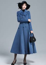Long Wool Princess Coat Women Fit