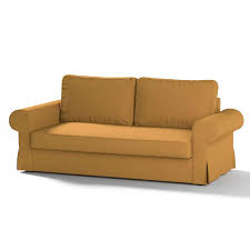 Backabro 3 Seat Sofa Bed Cover Mustard