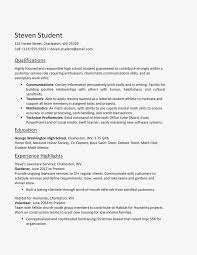 Resume Templates For Highschool Graduates Luxury Awesome